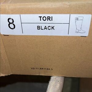 Journee Collection Black Heeled Boots